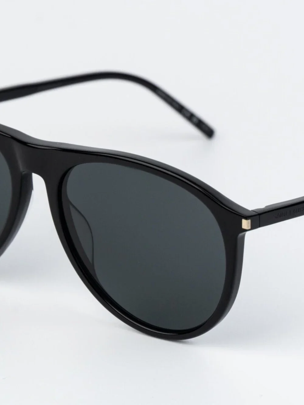 Saint Laurent Women Sunglasses Black Grey Pilot SL667 001 NEW AUTHENTIC